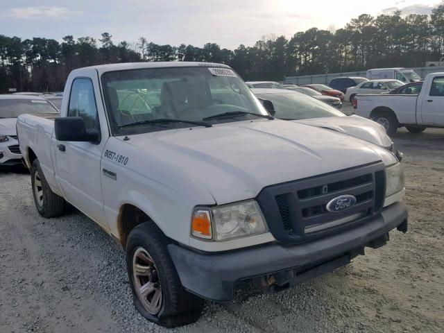 1FTKR1ADXAPA61810 - 2010 FORD RANGER WHITE photo 1