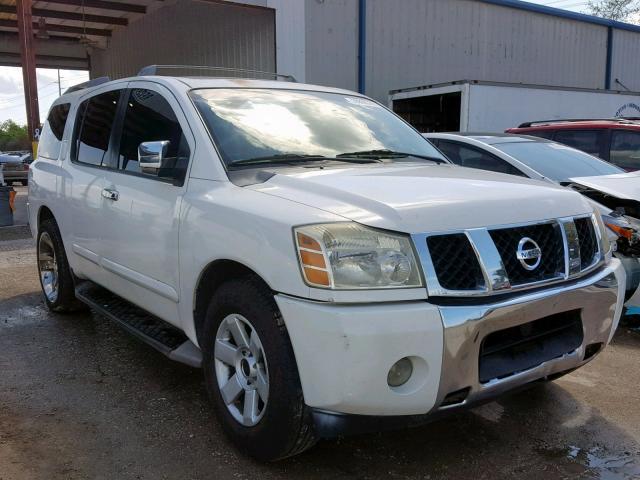 5N1AA08A64N737190 - 2004 NISSAN ARMADA SE WHITE photo 1