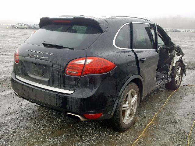 WP1AE2A29CLA91448 - 2012 PORSCHE CAYENNE S BLACK photo 4