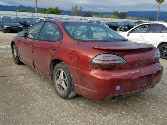 1G2WR521X2F189019 - 2002 PONTIAC GRAND PRIX BURGUNDY photo 3