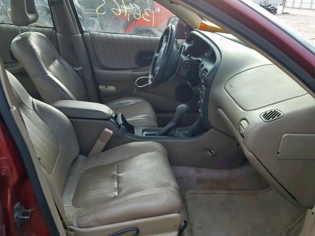 1G2WR521X2F189019 - 2002 PONTIAC GRAND PRIX BURGUNDY photo 5