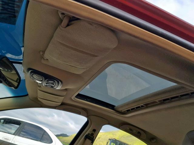 1G2WR521X2F189019 - 2002 PONTIAC GRAND PRIX BURGUNDY photo 9