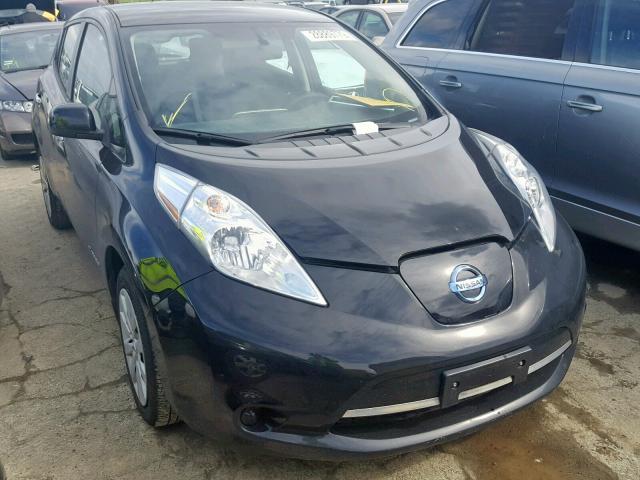 1N4BZ0CP8HC307567 - 2017 NISSAN LEAF S BLACK photo 1