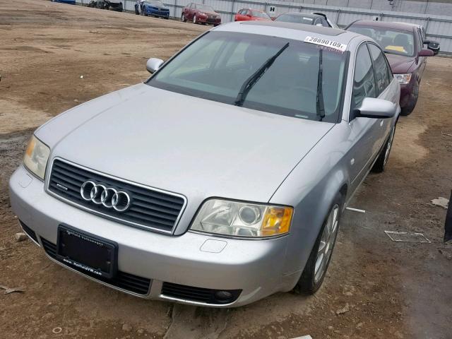 WAUCD64B94N071400 - 2004 AUDI A6 S-LINE SILVER photo 2