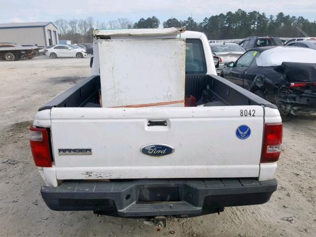 1FTYR10DX9PA64522 - 2009 FORD RANGER WHITE photo 9