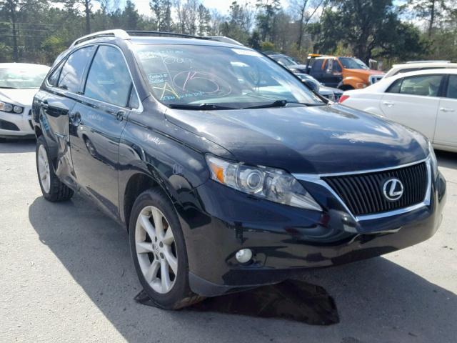 2T2ZK1BA4CC079935 - 2012 LEXUS RX 350 BLACK photo 1