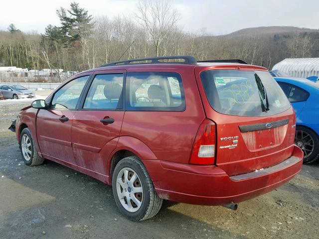 1FAFP36NX5W317157 - 2005 FORD FOCUS ZXW RED photo 3