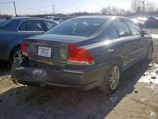 YV1RH592182701724 - 2008 VOLVO S60 2.5T BLACK photo 4