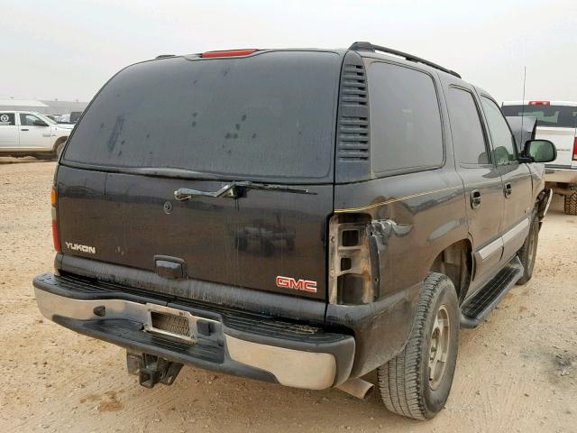 1GKEC13Z94J314733 - 2004 GMC YUKON BLACK photo 4