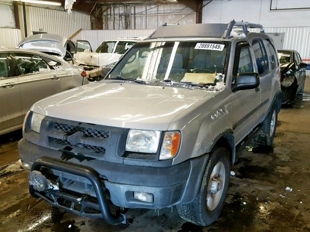 5N1ED28Y71C563221 - 2001 NISSAN XTERRA XE GRAY photo 2