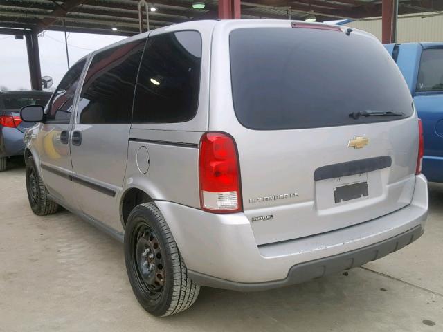1GNDU23W18D178366 - 2008 CHEVROLET UPLANDER L Gümüş foto 3