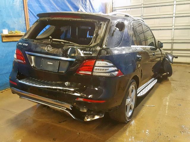 4JGDA5HB2GA654368 - 2016 MERCEDES-BENZ GLE 350 4M BLACK photo 4