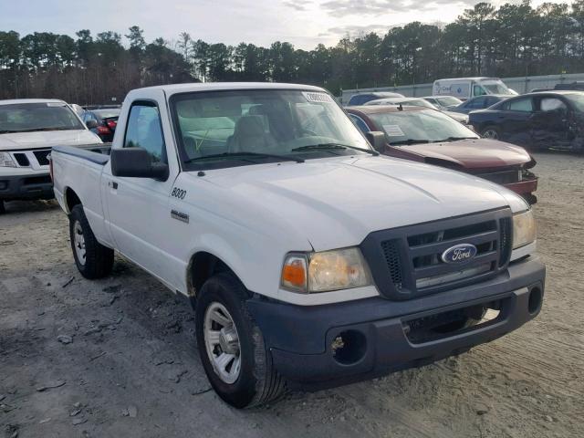 1FTYR10D48PA19705 - 2008 FORD RANGER WHITE photo 1