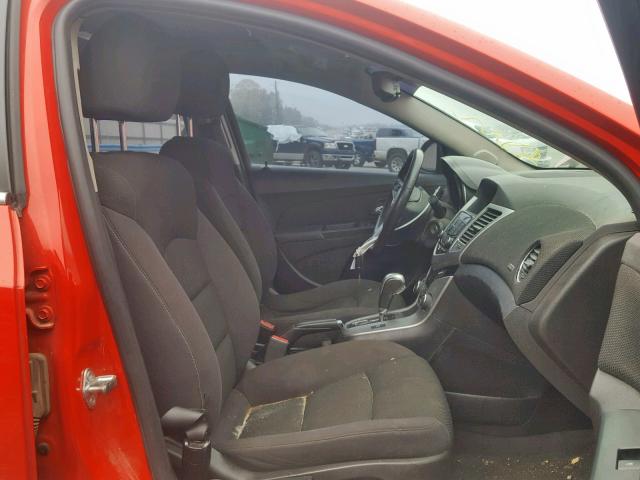 1G1PC5SB0E7281242 - 2014 CHEVROLET CRUZE LT RED photo 5