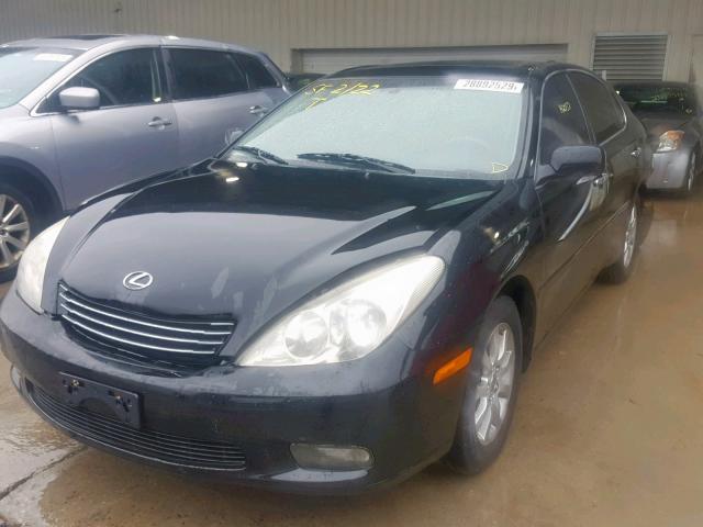 JTHBF30GX25005877 - 2002 LEXUS ES 300 BLACK photo 2