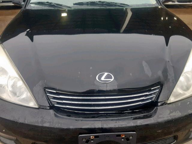 JTHBF30GX25005877 - 2002 LEXUS ES 300 BLACK photo 7