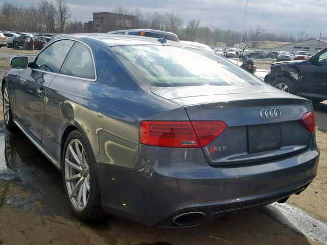 WUAC6AFR7DA901392 - 2013 AUDI RS5 GRAY photo 3