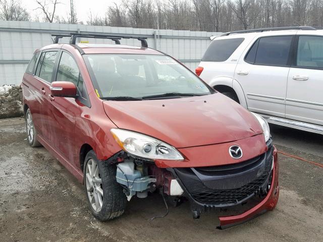 JM1CW2CL3D0149229 - 2013 MAZDA 5 RED photo 1