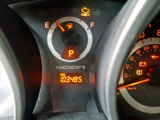 JTKJF5C75B3011207 - 2011 TOYOTA SCION TC WHITE photo 8