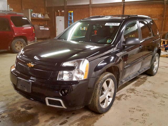 2CNDL737186008438 - 2008 CHEVROLET EQUINOX SP BLACK photo 2