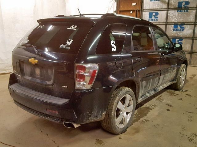 2CNDL737186008438 - 2008 CHEVROLET EQUINOX SP BLACK photo 4