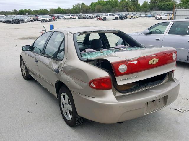 1G1JF52F647152551 - 2004 CHEVROLET CAVALIER L GOLD photo 3