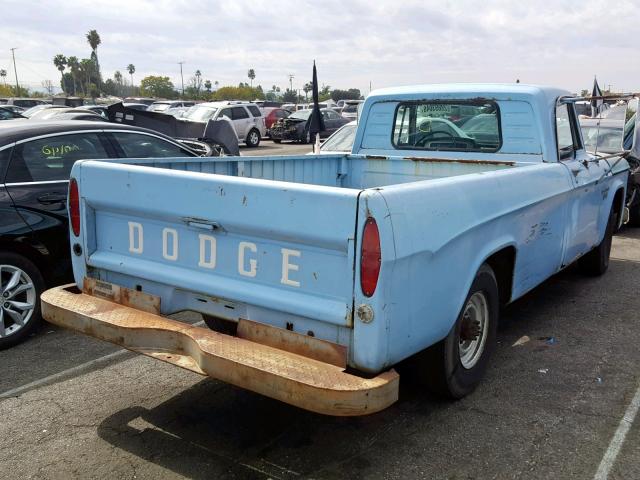 00000001281728601 - 1967 DODGE DAK CLUB BLUE photo 4