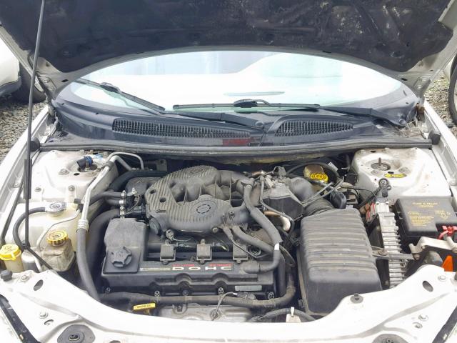 1C3EL55UX1N676342 - 2001 CHRYSLER SEBRING LX SILVER photo 7