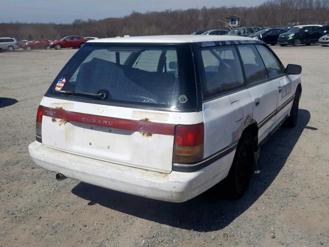 JF2BJ63C9MP904930 - 1991 SUBARU LEGACY L WHITE photo 4