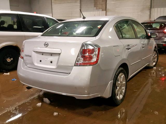 3N1AB61E08L691737 - 2008 NISSAN SENTRA 2.0 SILVER photo 4