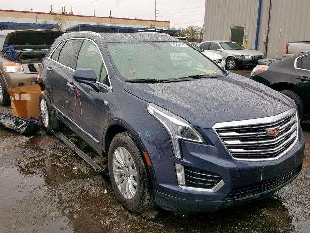 1GYKNARS7KZ122240 - 2019 CADILLAC XT5 BLUE photo 1