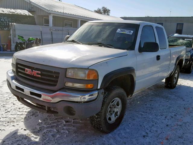 1GTEK19Z64Z302398 - 2004 GMC NEW SIERRA WHITE photo 2