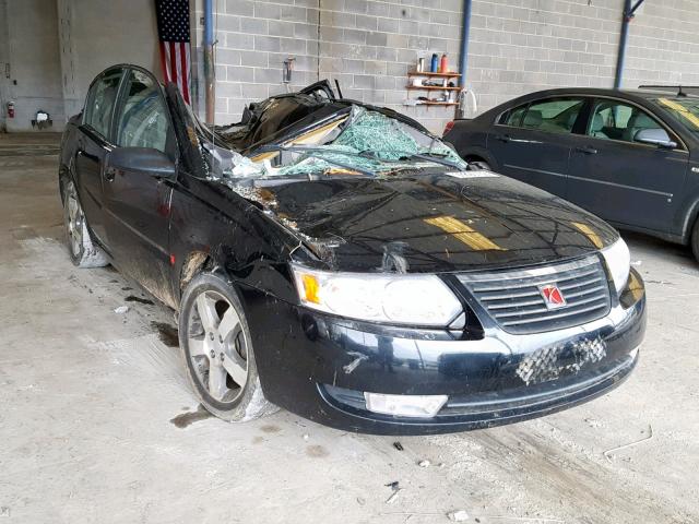 1G8AL55F07Z114439 - 2007 SATURN ION LEVEL BLACK photo 1