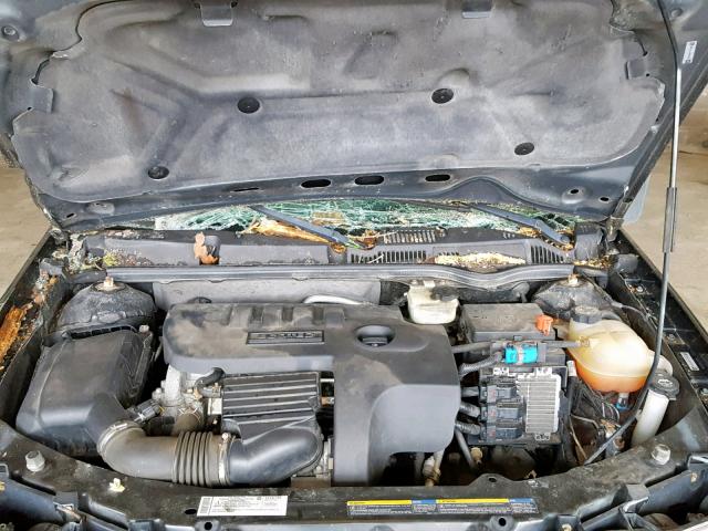 1G8AL55F07Z114439 - 2007 SATURN ION LEVEL BLACK photo 7