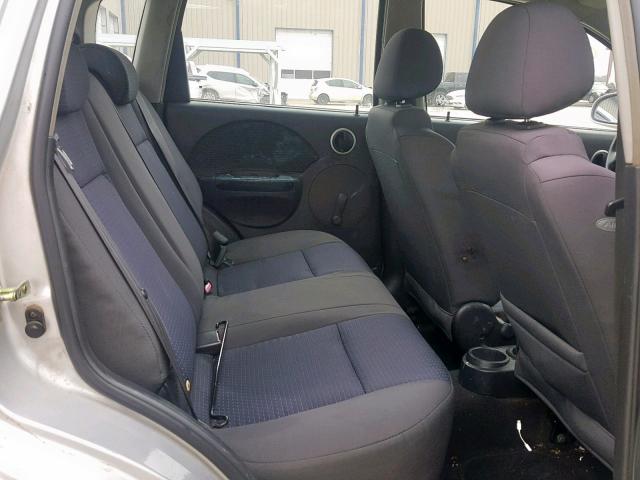 KL1TD66627B762364 - 2007 CHEVROLET AVEO BASE ვერცხლისფერი ფოტო 6