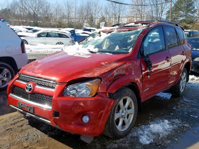 2T3DF4DV4BW099644 - 2011 TOYOTA RAV4 LIMIT RED photo 2