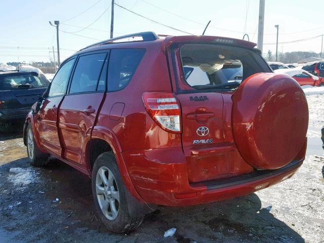 2T3DF4DV4BW099644 - 2011 TOYOTA RAV4 LIMIT RED photo 3