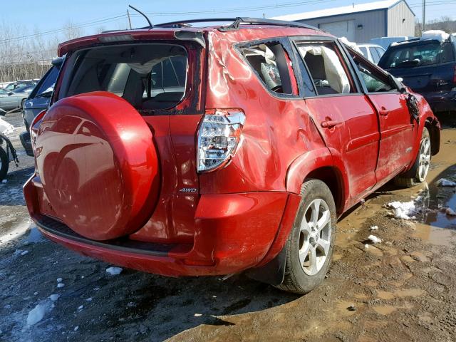 2T3DF4DV4BW099644 - 2011 TOYOTA RAV4 LIMIT RED photo 4