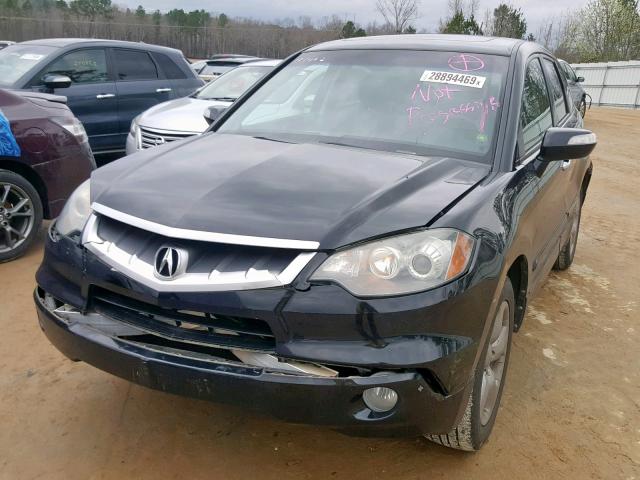 5J8TB18517A015853 - 2007 ACURA RDX TECHNO BLACK photo 2