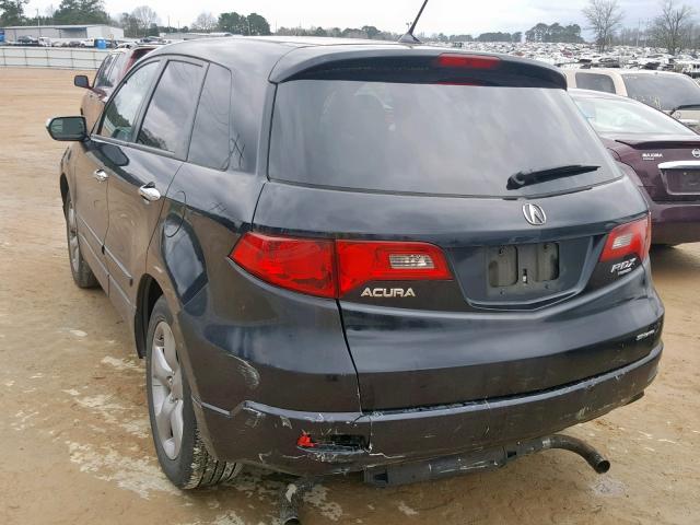 5J8TB18517A015853 - 2007 ACURA RDX TECHNO BLACK photo 3