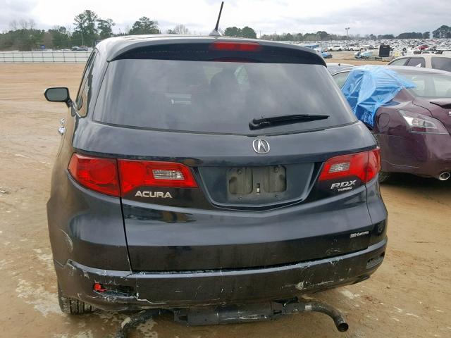 5J8TB18517A015853 - 2007 ACURA RDX TECHNO BLACK photo 9