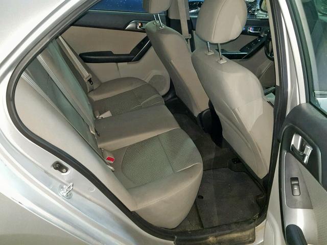 KNAFU4A24D5739724 - 2013 KIA FORTE EX SILVER photo 6