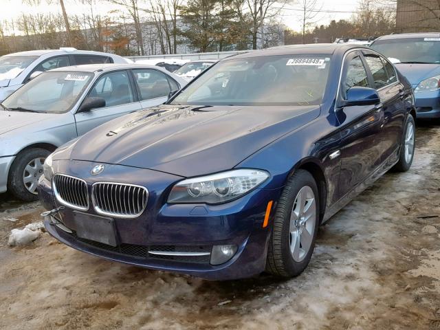 WBAXH5C54DDW12824 - 2013 BMW 528 XI BLUE photo 2