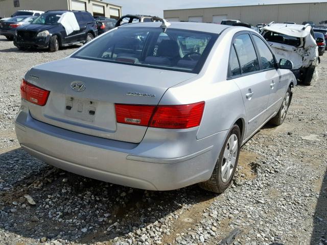 5NPET4AC4AH591158 - 2010 HYUNDAI SONATA GLS SILVER photo 4