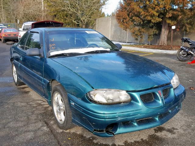 1G2NW12M0VC751491 - 1997 PONTIAC GRAND AM G GREEN photo 1