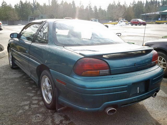 1G2NW12M0VC751491 - 1997 PONTIAC GRAND AM G GREEN photo 3