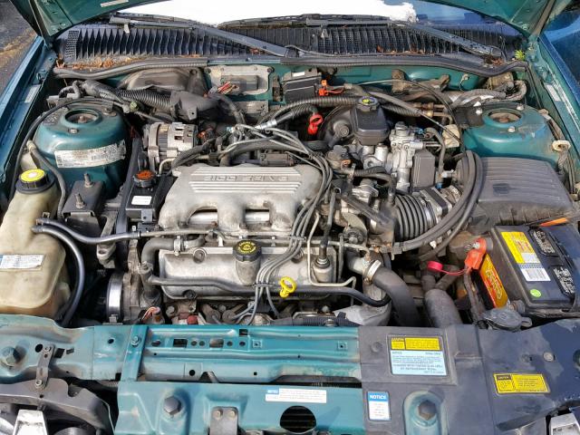 1G2NW12M0VC751491 - 1997 PONTIAC GRAND AM G GREEN photo 7