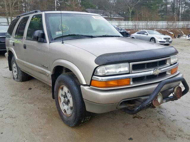 1GNDT13W32K233187 - 2002 CHEVROLET BLAZER GOLD photo 1