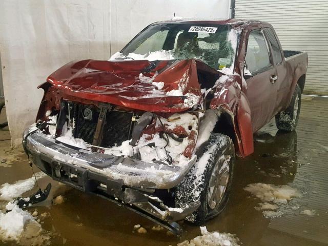 1GCKTDDPXA8134712 - 2010 CHEVROLET COLORADO L RED photo 2