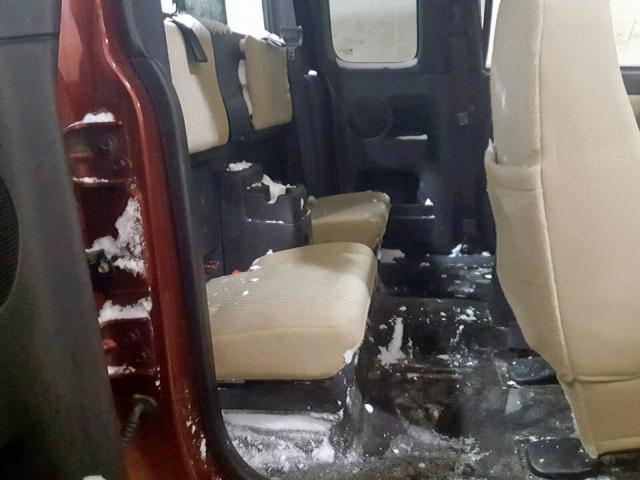 1GCKTDDPXA8134712 - 2010 CHEVROLET COLORADO L RED photo 6